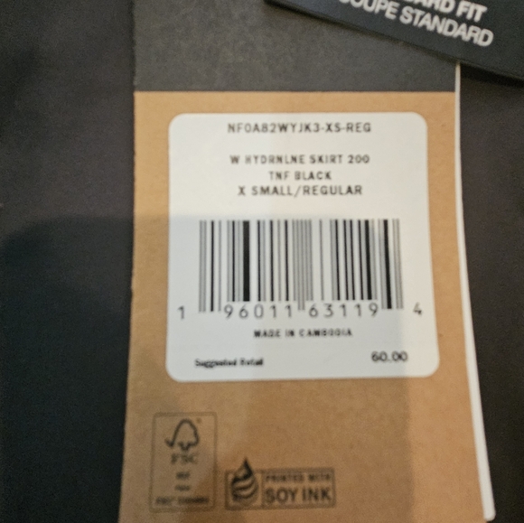 Women's The North Face X-Small Black Skirt - Picture 2 of 2